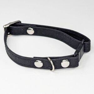Cork Breakaway Cat Collar in Black